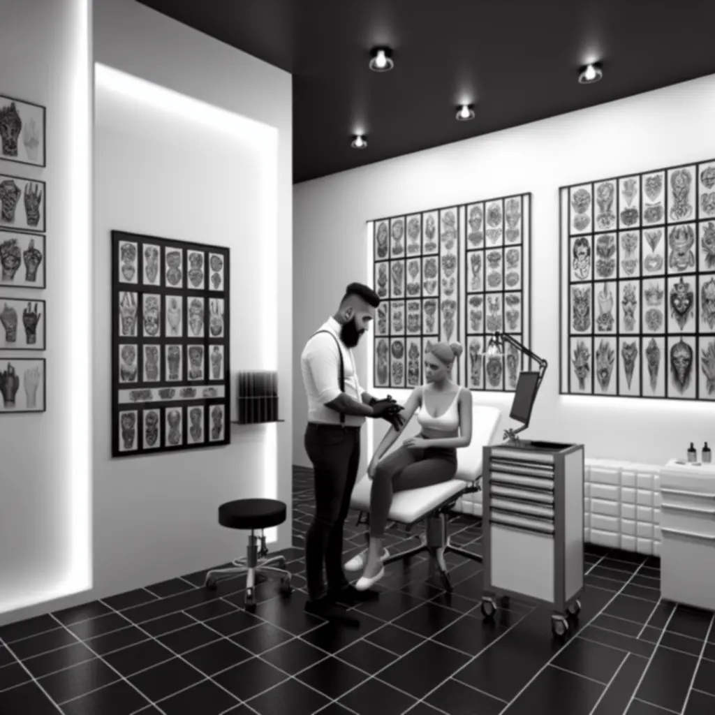 Monokróm, modern tetoválószolgáltatások áttekintése az Inkartspace stúdióban