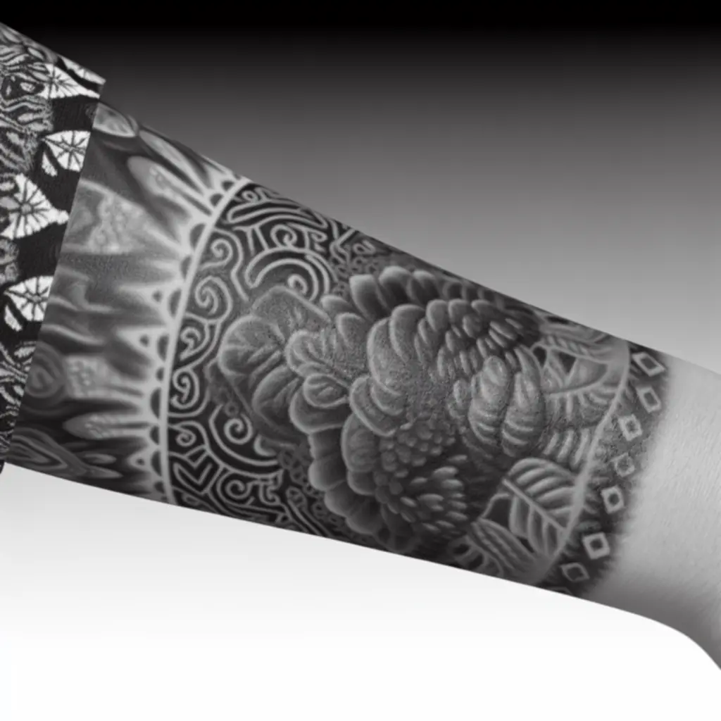 Botanikai color work tetoválás